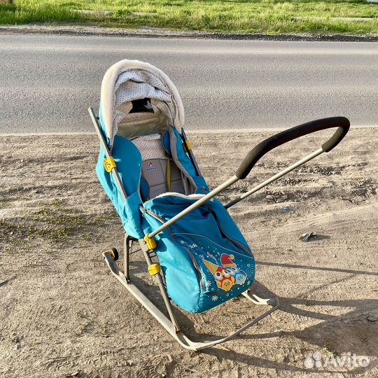 Детские зимние санки