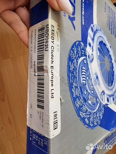 Диск сцепления новый Exedy Clutch Europe MBD092U