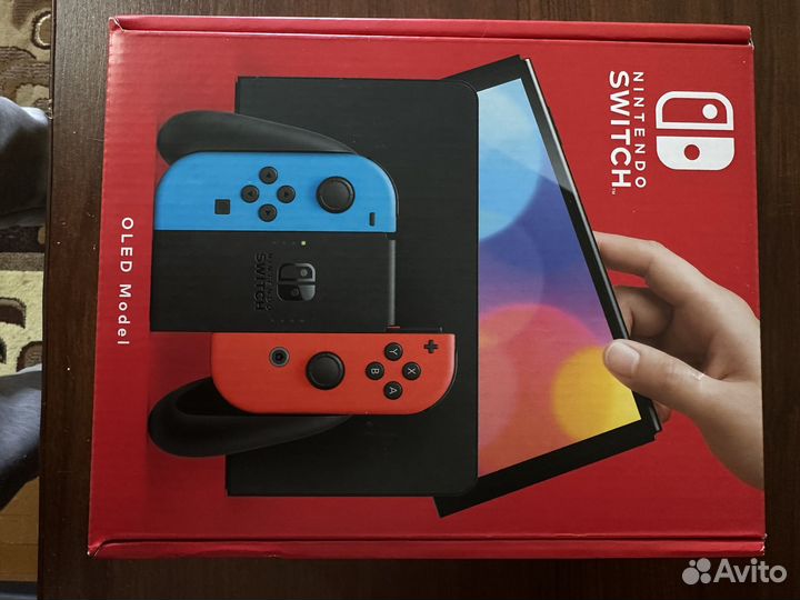 Портативная игровая приставка nintendo switch oled