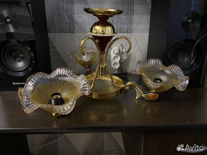 Люстра потолочная бу