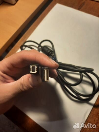 Кабель для подключения принтера, сканера, мфу