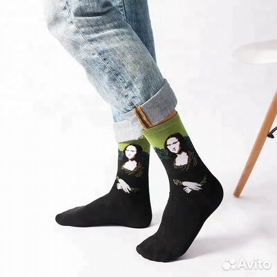 Носки с картинами трендовые art socks