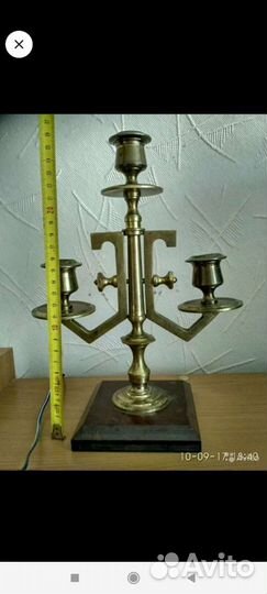 Подсвечник латунь бронза