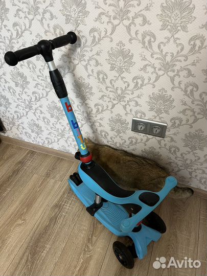 Самокат детский трехколесный бу