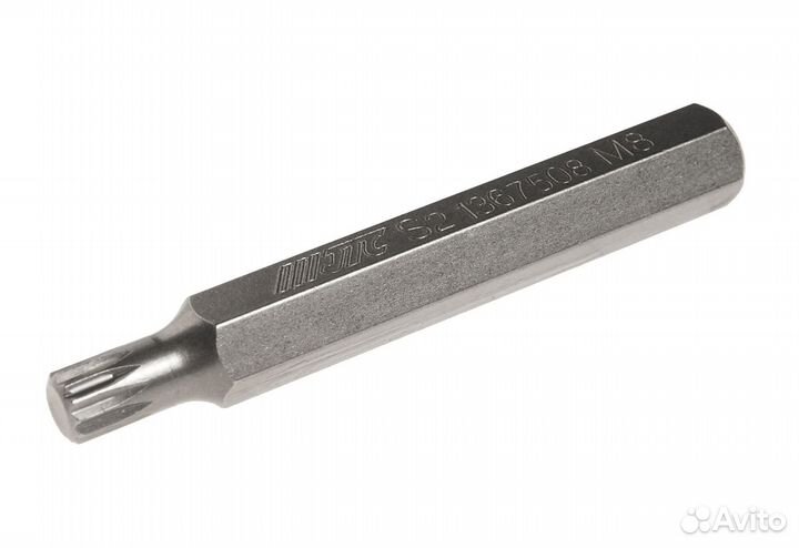 JTC JTC-1367508 Бита spline M8х75мм 10мм удлиненна