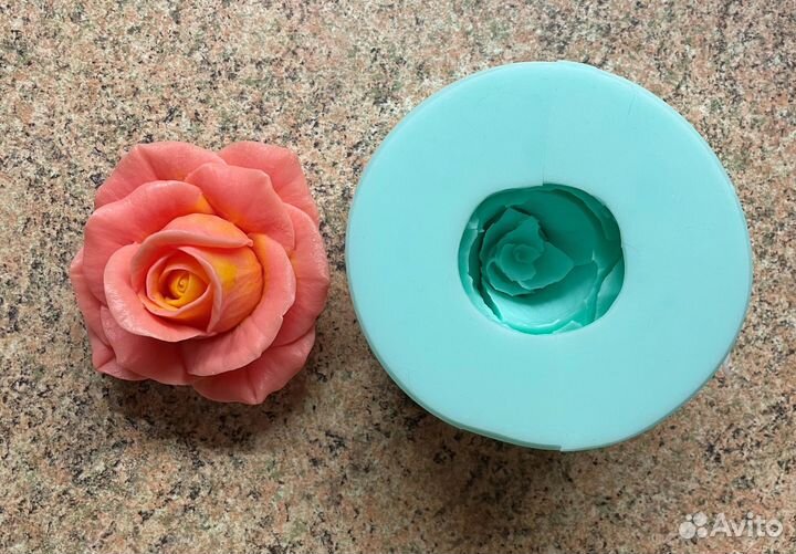 Силиконовая форма Роза Sun City для купола