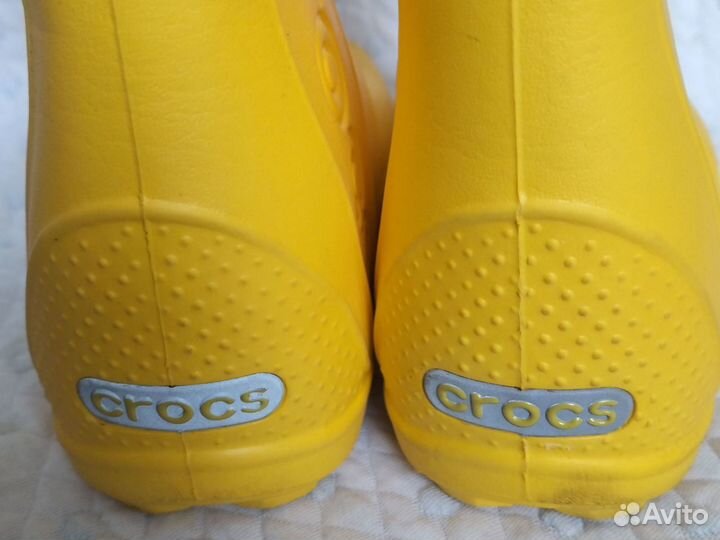 Детские резиновые сапоги crocs c 8