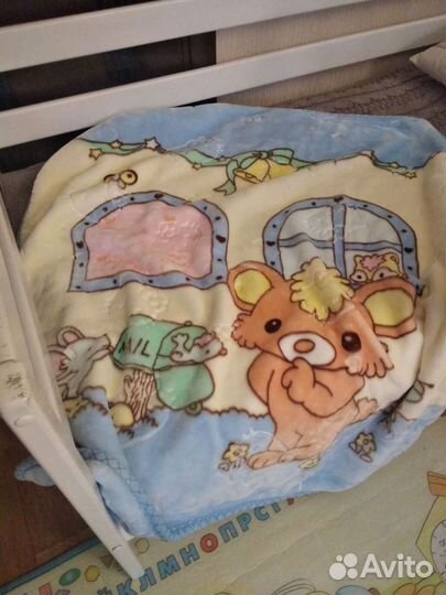 Плюшевый плед (покрывало) детский
