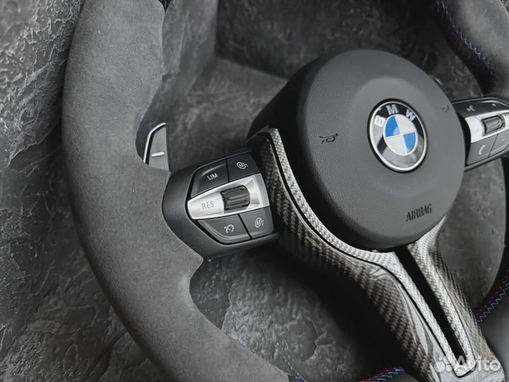 Рули BMW F серии. Строчка, подогрев, карбон Арт Н156567828