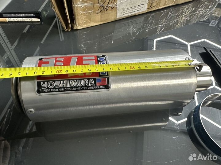 Выхлопная труба прямоток на мотоцик универальная