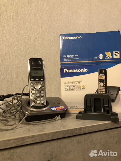 Телефон panasonic kx-tg7205ru