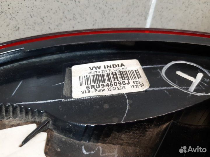 Фонарь задний правый Volkswagen Polo SED