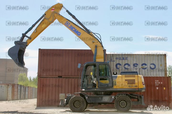 Колёсный экскаватор XCMG XE210WD, 2024