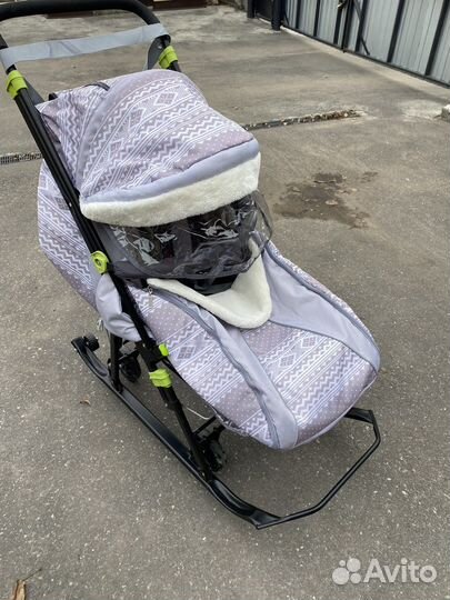 Санки-коляска Snow Galaxy luxe Финляндия