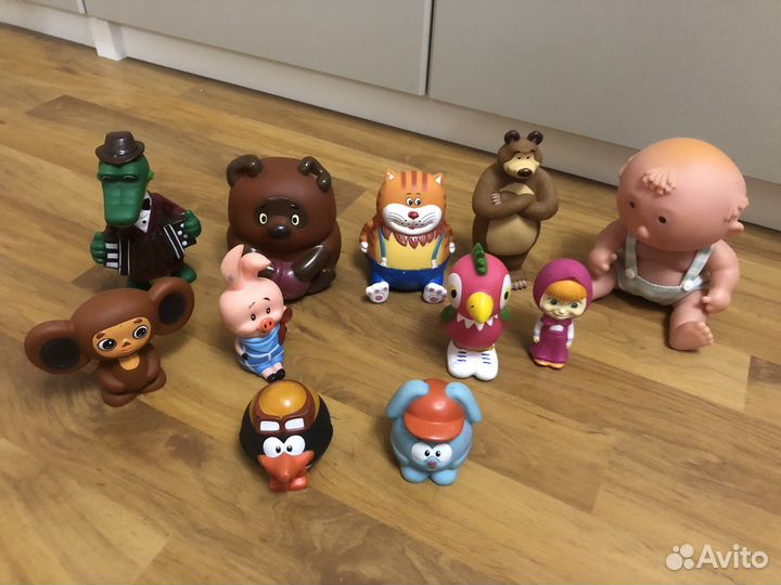 Игрушки пакетом для купания в ванной