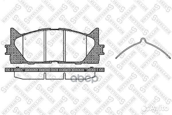 002 007-SX D2270-01 0446533450 колодки диск