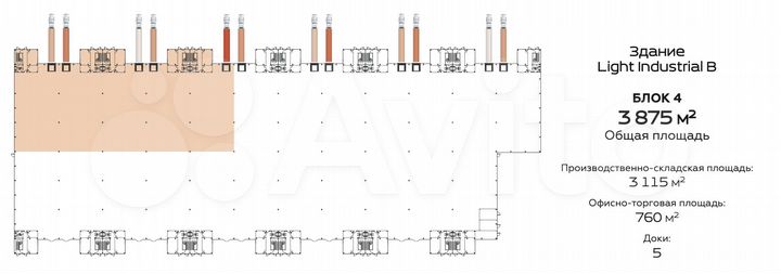 Склад в продажу, 3875 м²