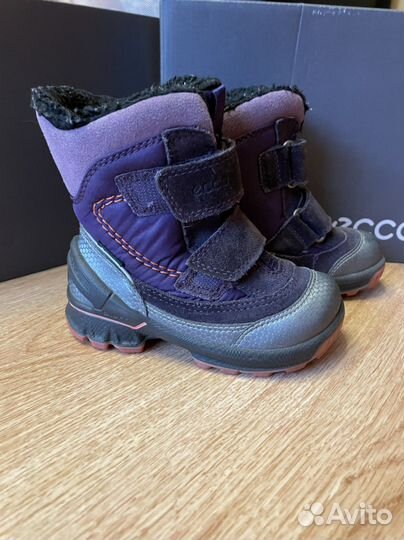Зимние ботинки ecco 22