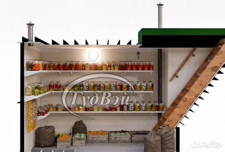 Пластиковый погреб Комфорт Рацио с гарантией