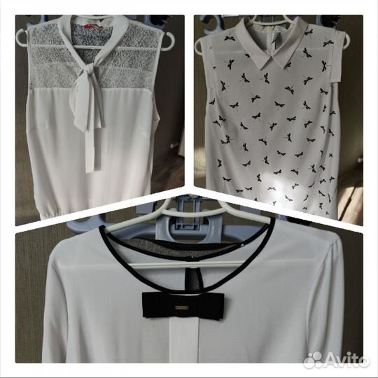 Блузка женская белая 50 размер