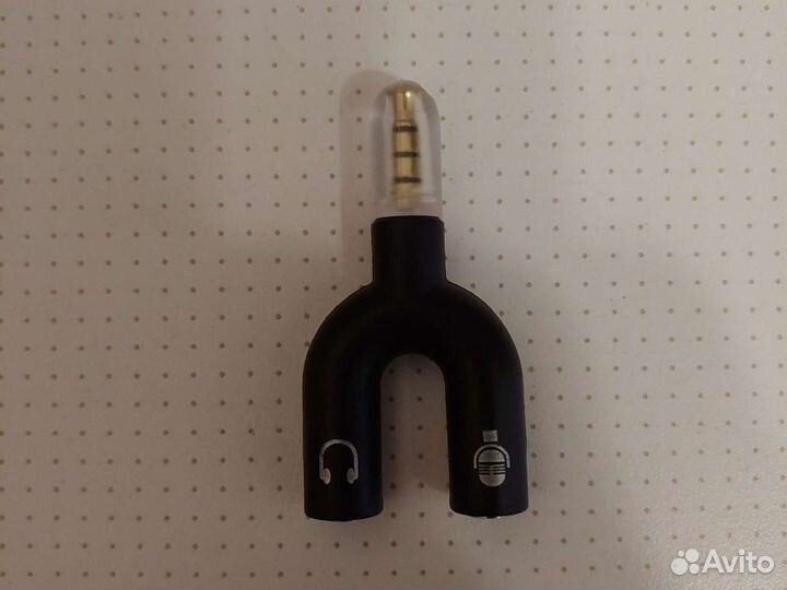 Переходник для компьютерной (игровой) гарнитуры