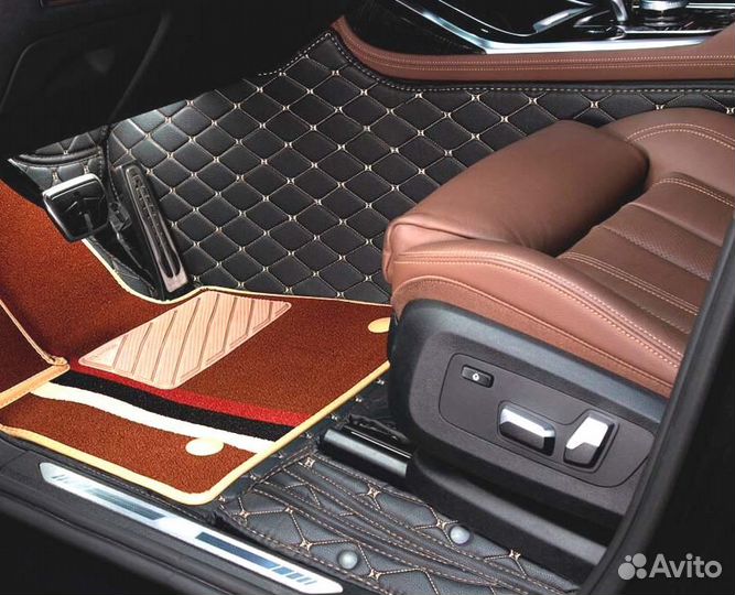 3D Коврики Geely Салон Багажник из Экокожи