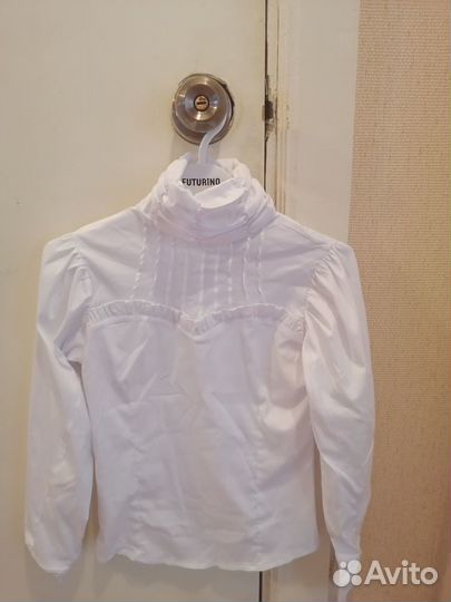 Блузка белая для девочек