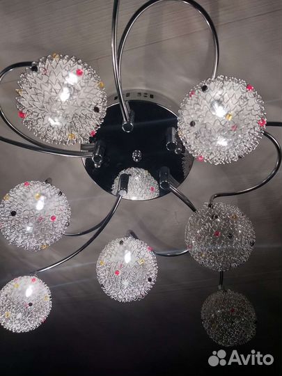 Люстра потолочная светодиодная бу