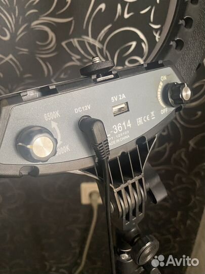 Лампа светодиодная кольцевая 24