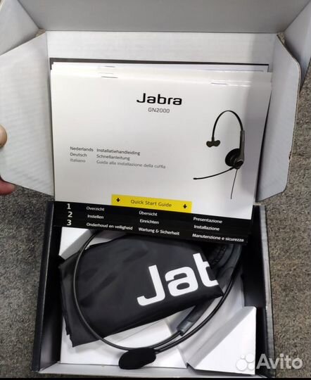 Гарнитура Jabra GN2000, BIZ 2300 DUO, переходник