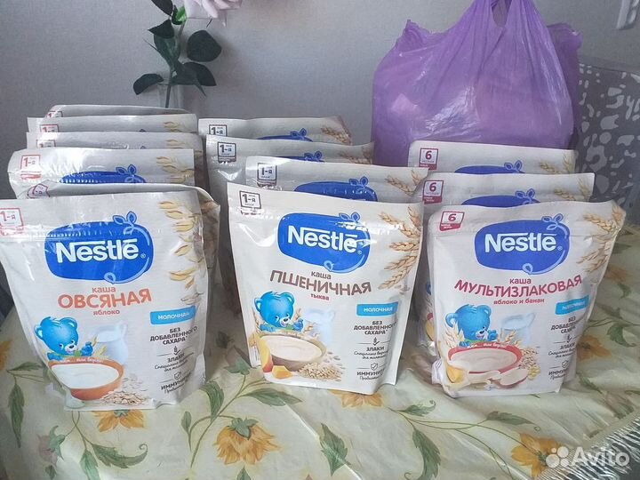 Каши детские нестле