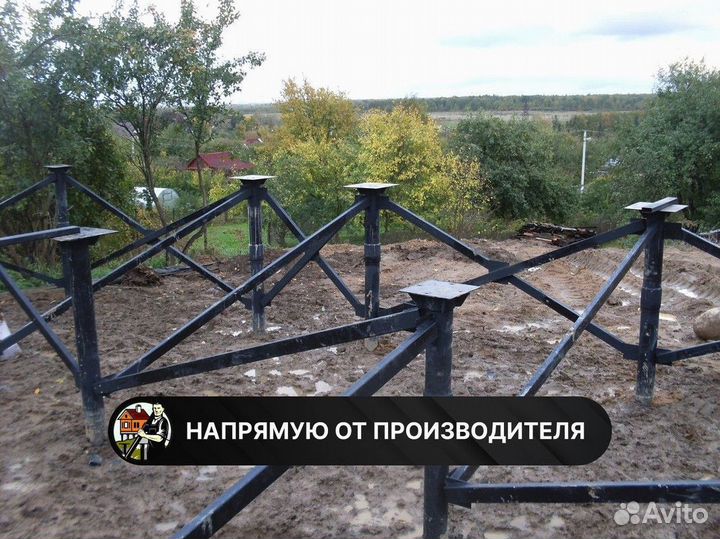 Винтовые сваи под ключ Фундамент на винтовых сваях