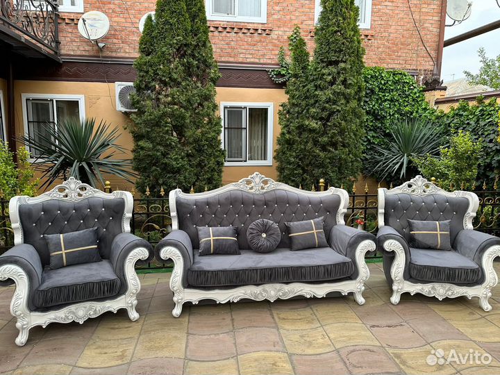 Диван и 2 кресла