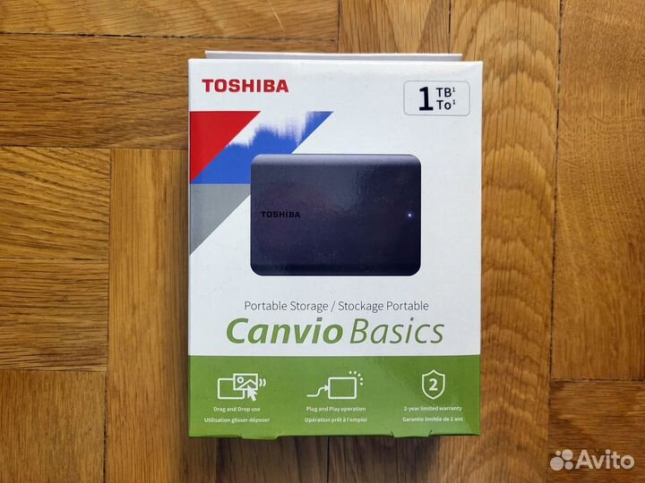 Внешний жесткий диск Toshiba Canvio Basics 1TB