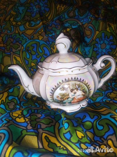 Сервиз неполный Германия фарфор винтаж сахарница