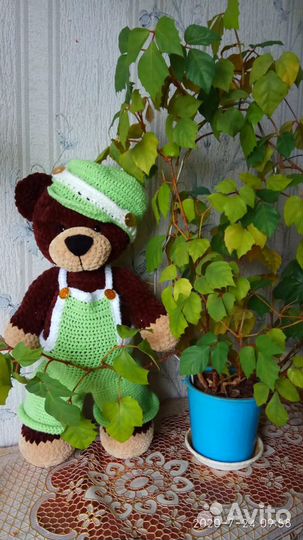 Вязанный мишка