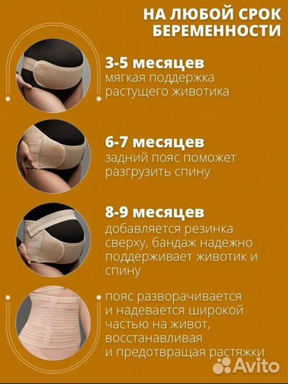 Бандаж для беременных и после родов