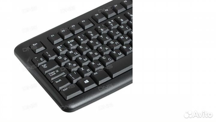 Клавиатура Logitech K120, мышка В100, коврик Hama