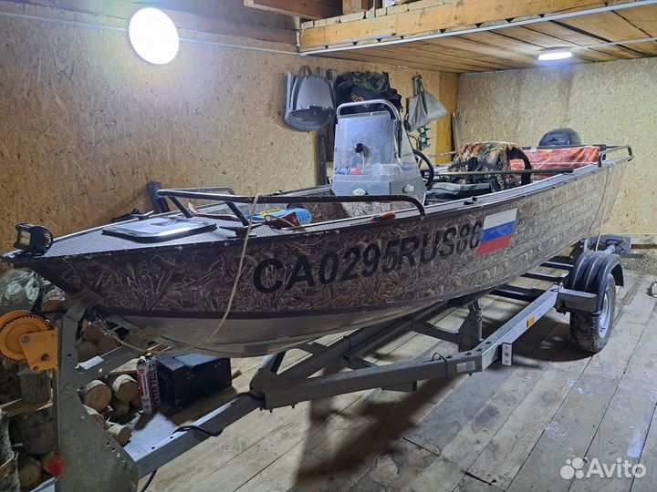 Лодка windboat 45C S с мотором Tohatsu MFS 30C