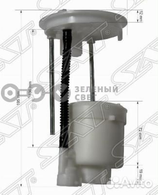 SAT ST7702433090 Фильтр топливный toyota camry V50