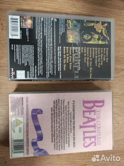 Видеокассеты Битлз и Дип Пёрпл