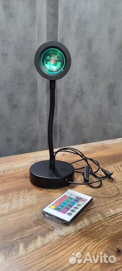 Sunset lamp имитация заката