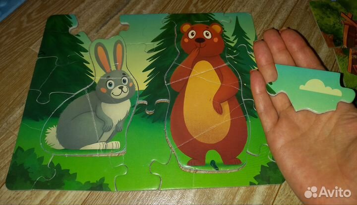 Магнитный мягкий пазл