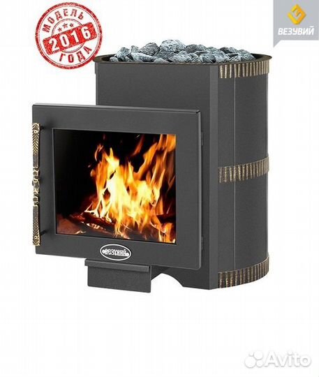 Печь банная везувий Лава 16 Панорама