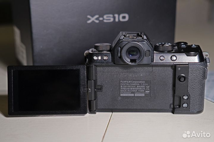 Fujifilm X-S10 Body (пробег 1 кадр), Русское меню