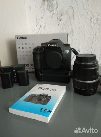 Зеркальный фотоаппарат canon 7d. Торг