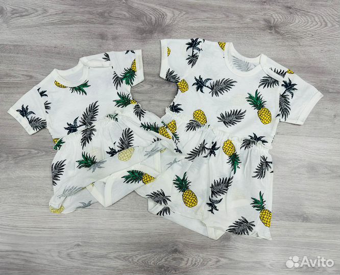 Боди платье для девочки