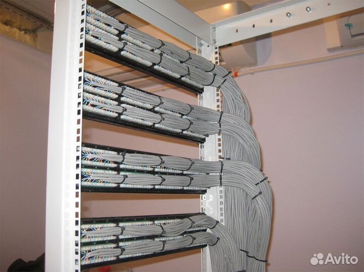 Обжим интернет кабеля, прокладка кабеля