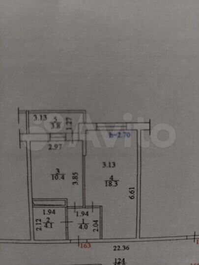 1-к. квартира, 37 м², 3/9 эт.