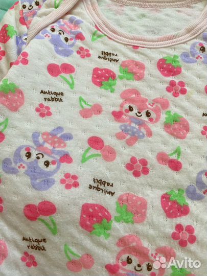 Стеганные боди на 2 года (90см )